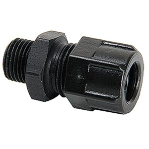 Tube connector G1/8 male for tube 8 mm (alu/plastic)