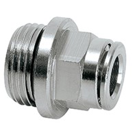 Tube connector G3/8 male for tube 8 mm straight