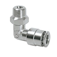 Tube connector M10x1 male for tube 6 mm 90 Deg - rotary type