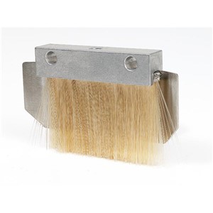 Special brush for large chains up to +180 Deg C with through hole (alu