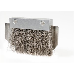 Special brush for large chains up to +350 Deg C with through hole (alu