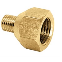 Reducer M6 male x G1/4 female (brass)