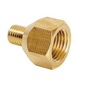 Reducer M8x1 male x G1/4 female (brass)