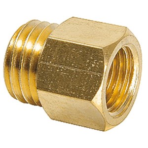 Reducer M14x1.5 male x G1/4 female (brass)