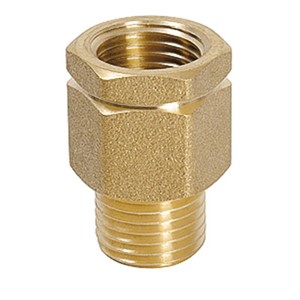 Oil retaining valve G1/4 male x G1/4 female up to +150 Deg C (brass wi