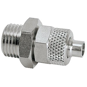 Tube connector G1/4 male for tube 8 mm (stainless steel)