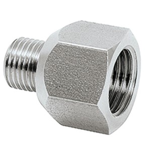 Reducer M10x1 male x G1/4 female (stainless steel)