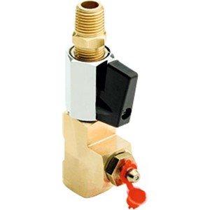 Purge connection with manual valve G1/4 female