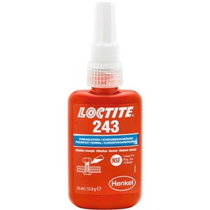 50ml Bottle Loctite 243 thread sealant (medium strength)