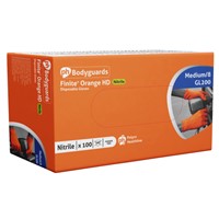 Gloves Extra Large  OG90XL Nitrile Finite Orange Powder Free