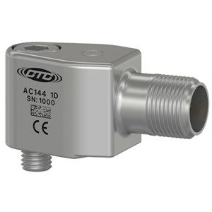 AC144 CTC Low Cost Miniature Accelerometer, Side Exit, 100mV/g