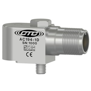 AC194  CTC Compact Accelerometer, Side Exit, 100mV/g