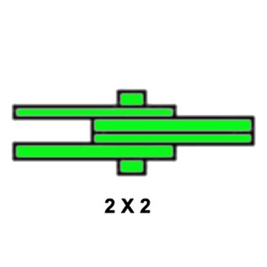 LL1222 3/4" 2x2 Leaf Chain Per Mtr