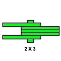 FL823 1" 2x3 Leaf Chain Per Mtr