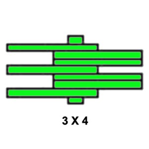 BL1634 2" 3x4 Leaf Chain Per Mtr