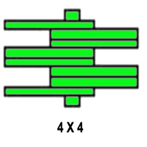 BL1244 1 1/2" 4x4 Leaf Chain Per Mtr