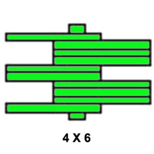 BL846 1" 4x6 Leaf Chain Per Mtr