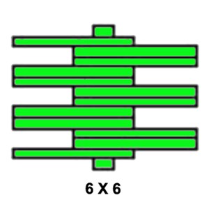 LL1266 3/4" 6x6 Leaf Chain Per Mtr