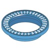 AXW 20 SKF needle roller thrust bearing with a centring flange