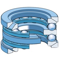 54207 SKF thrust ball bearing double direction