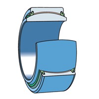 GE80 TXE-2LS SKF Spherical Plain Bearing maintenance free