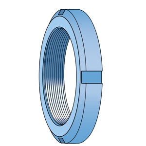 KML36 SKF Lock nut with a lower sectional height
