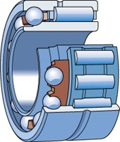 NKIA 5904 SKF needle and angular contact bearing, single direction