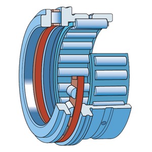NKXR 35 Z SKF needle roller and thrust bearing, for heavey axial loads