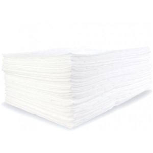 Pad-oil only white (100 pack) 50cm x 40cm 240gsm
