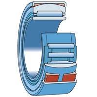 PNA 12/28 SKF alignment needle roller bearing, with an inner ring