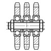 ROSTA N 1 -20 T  Sprocket Wheel Sets Type N Triplex