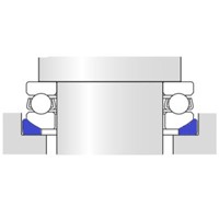 U306 SKF thrust ball bearing seating washer