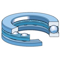 51205 SKF thrust ball bearing, single direction