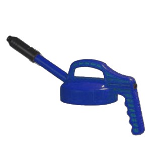 LAOS09835 Oil Safe Blue stretch spout lid