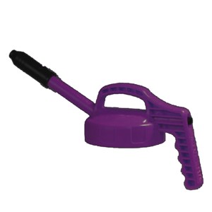 LAOS09392 Oil Safe Purple stretch spout lid
