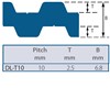 DL-T10-1200-16 SYNCHRO-POWER Timing Belt